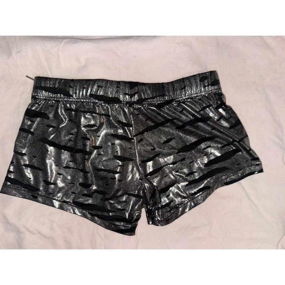 Andrew Christian men's metallic silver and black animal print shorts small - Picture 4 of 6